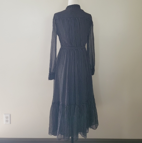 Kate Spade Silk Polka Dot Midi Dress - Picture 10 of 16